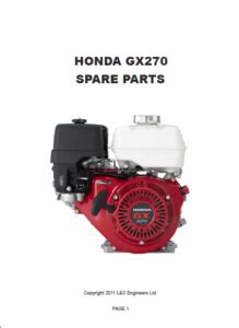 honda gx270 workshop manual Reader