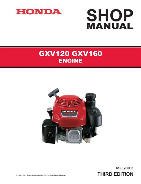 honda gxv160 ohv manual Ebook Doc