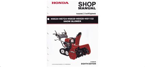 honda hs724 technical manual pdf Doc