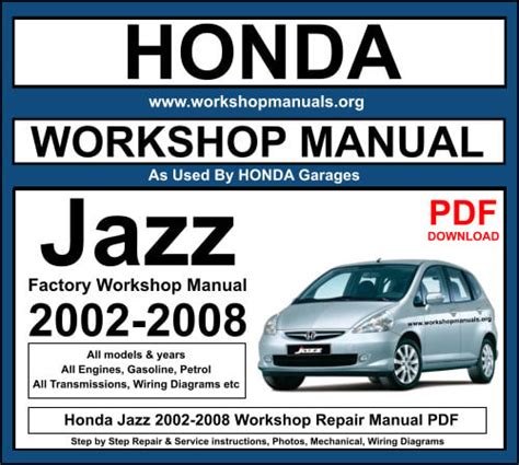 honda jazz service manual pdf Epub