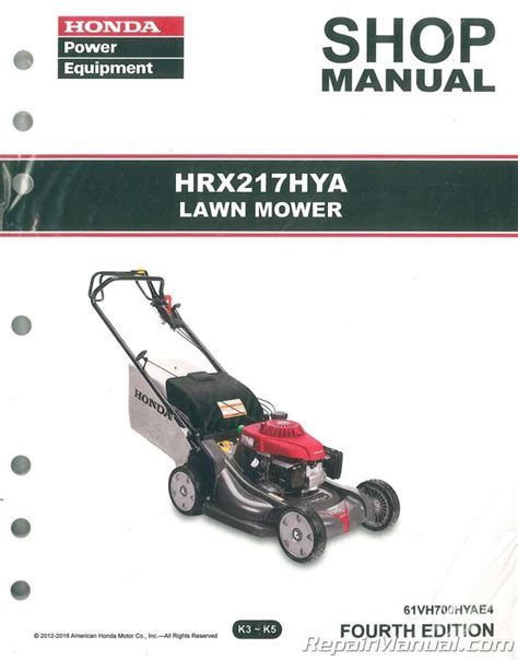 honda mower repair manual online PDF