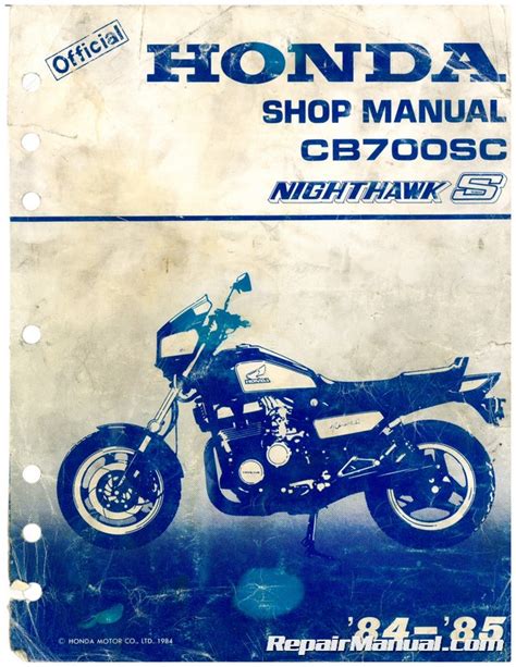 honda nighthawk 700s service manual Kindle Editon