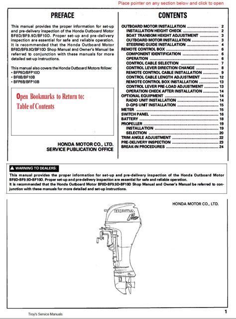 honda outboard bf8 shop manual Epub