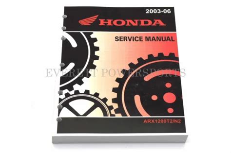 honda r12x service repair manual PDF