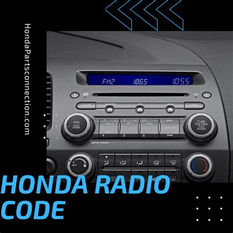 honda radio code error 6 Reader