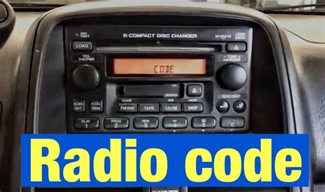 honda radio code error 6 Reader