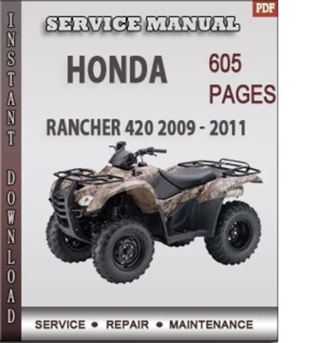 honda rancher 420 service manual pdf Doc