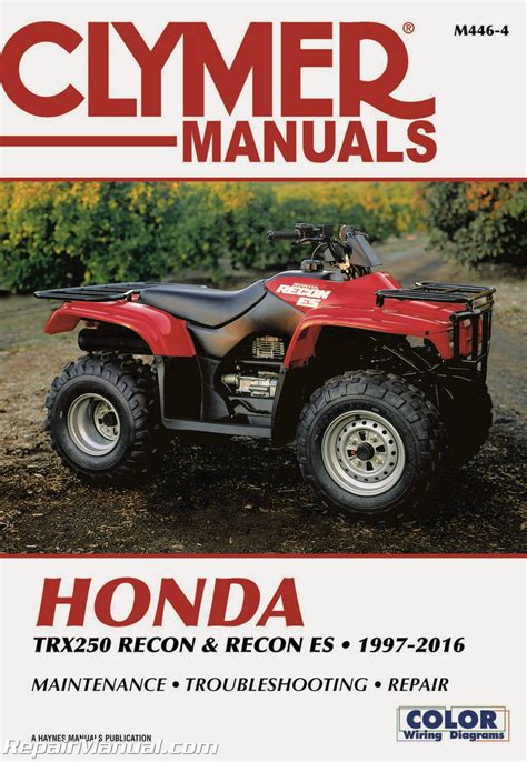 honda recon repair manual free PDF