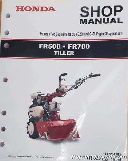 honda rototiller fr700 manual Kindle Editon