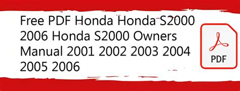 honda s2000 owners manual download Epub