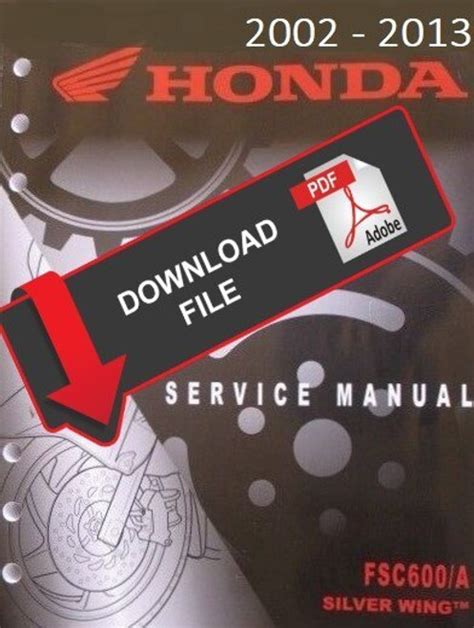 honda silverwing service manual 2003 Epub