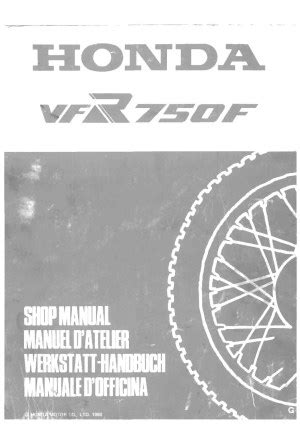 honda vfr 750 rc24 service manual pdf Epub