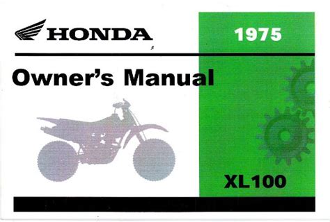 honda xl 100 service manual Reader