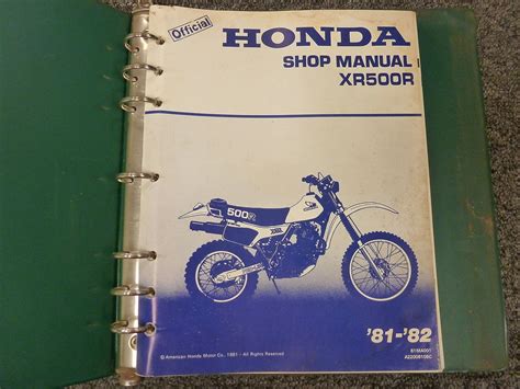 honda xr500 manual pdf Kindle Editon