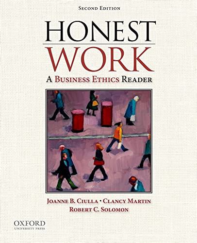 honest work a business ethics reader second edition pdf down Epub