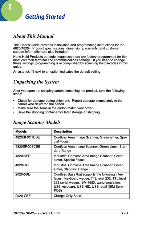 honeywell 4820 scanner manual Epub