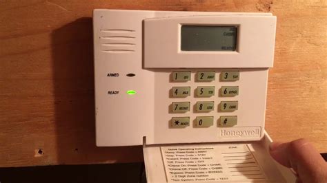 honeywell alarm system manual k4576v2 m7458 Kindle Editon