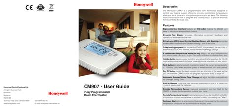 honeywell cm927 user manual Epub