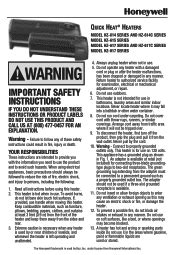 honeywell hz 817 heaters owners manual Epub