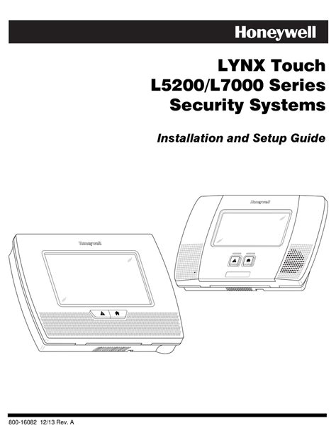honeywell lynx installation guide Doc