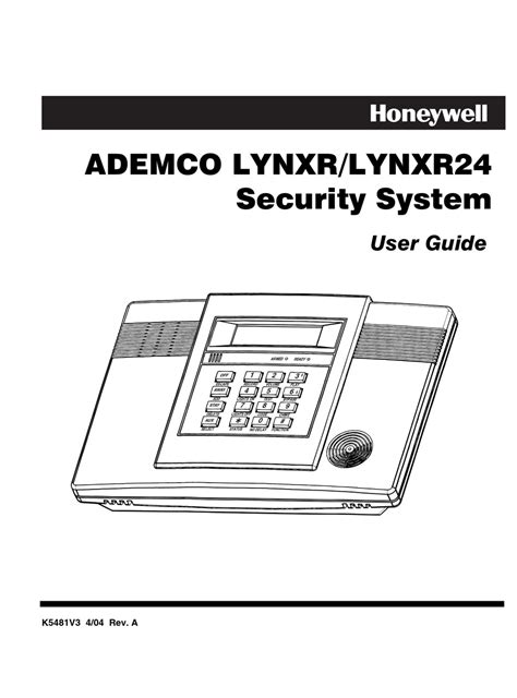 honeywell lynxr 1 manual Epub