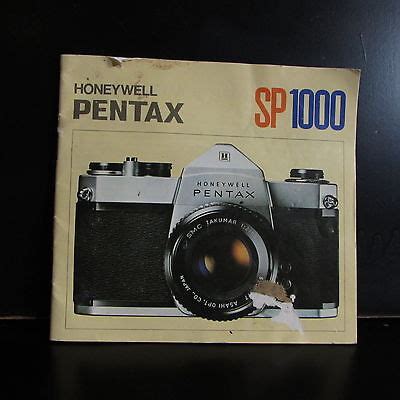 honeywell pentax sp1000 user guide Reader