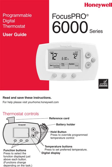 honeywell th6220d1028 installation manual Kindle Editon