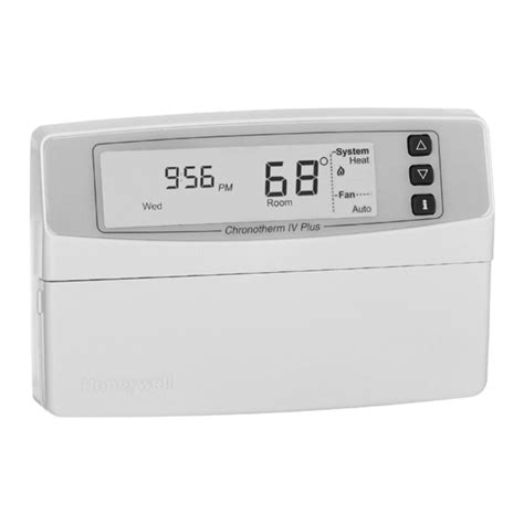 honeywell thermostat chronotherm iv plus manual Epub