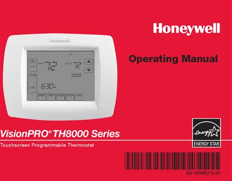 honeywell thermostat th8110u1003 manual Doc