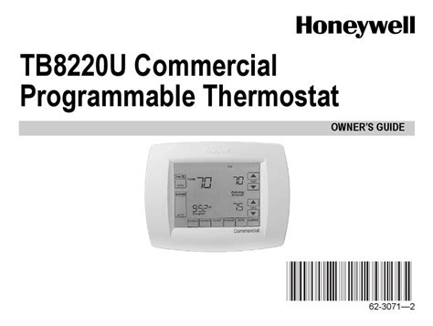 honeywell thermostat th8320u1008 owners manual Epub