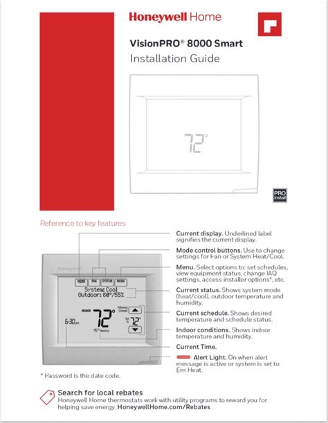 honeywell vision pro thermostat manual Kindle Editon