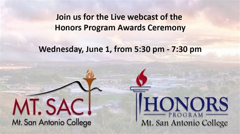 honors program mt sac