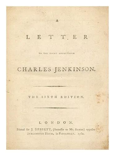 honourable charles jenkinson classic reprint Reader