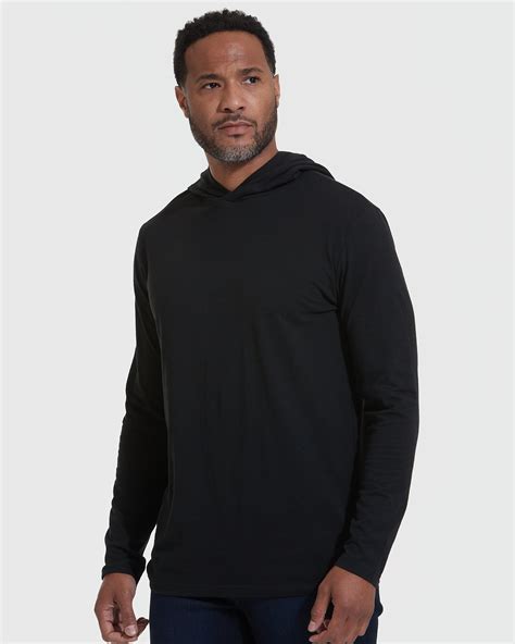 hooded long sleeve t-shirt