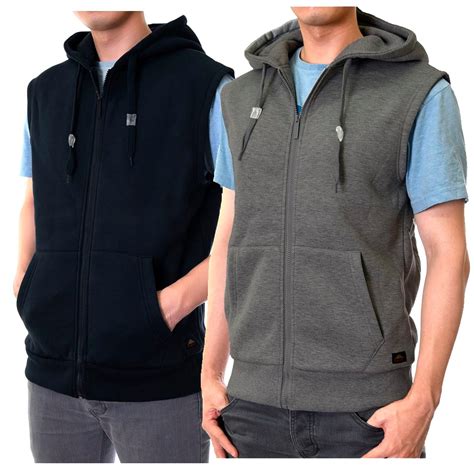 hooded sweatshirt vest