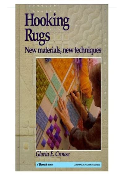 hooking rugs new materials new techniques Epub