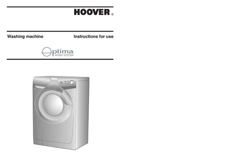 hoover optima instruction manual Reader