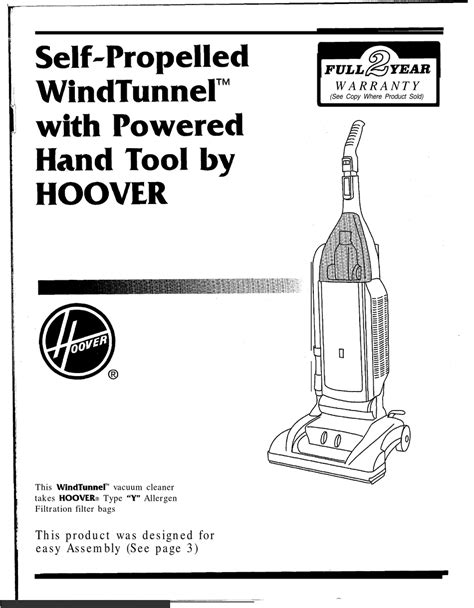 hoover windtunnel 2 manual Kindle Editon