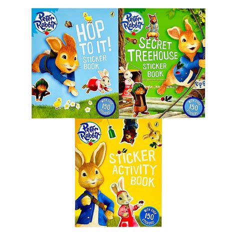 hop to it sticker activity book peter rabbit animation Reader