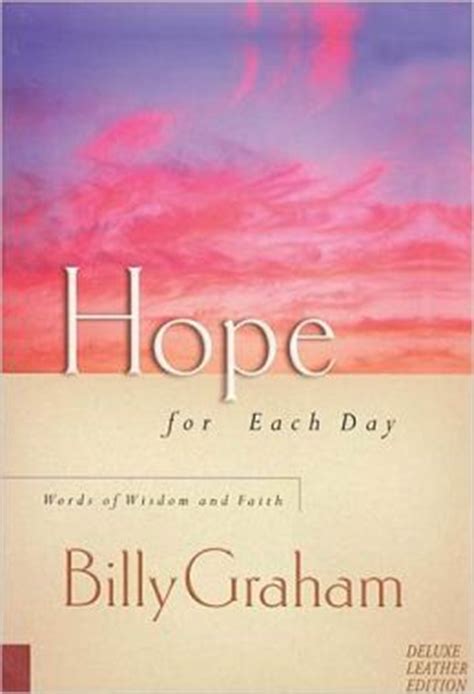 hope for each day words of wisdom and faith Reader