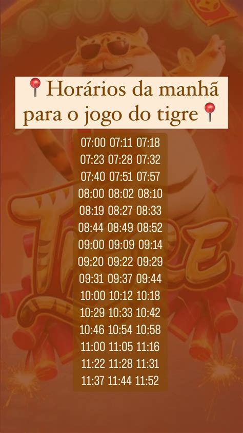 horarios do tigre