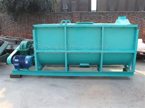 horizontal mixer machine fertilizer