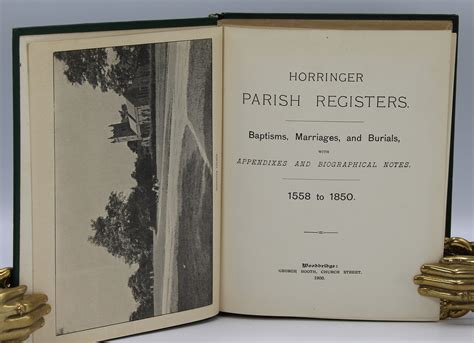 horringer parish registers appendixes biographical Kindle Editon