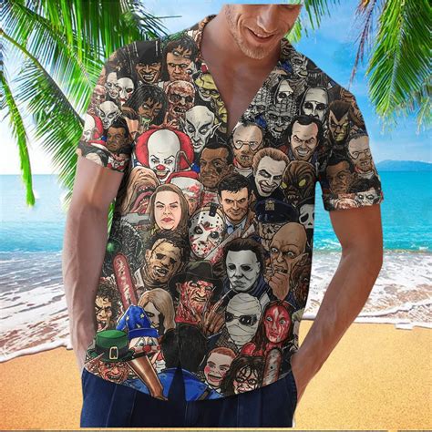 horror hawaiian shirt