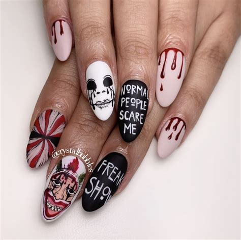 horror nail designs