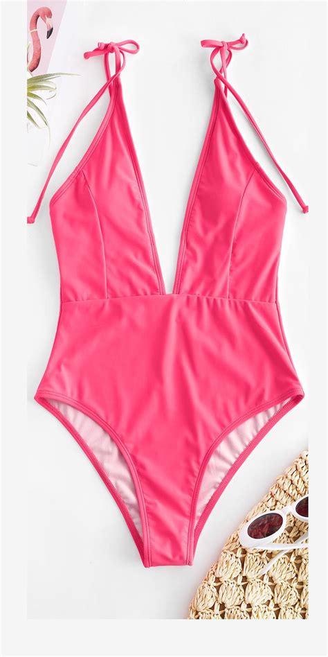 hot pink one piece swimsuit