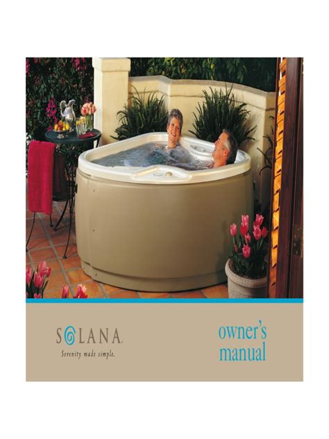 hot tub user guide Reader