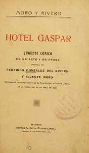 hotel gaspar juguete classic reprint Kindle Editon