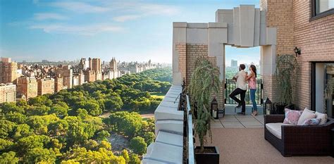 hotels overlooking central park