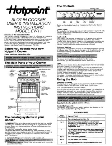 hotpoint gas range user manual Doc